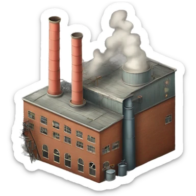 factory XX century sticker