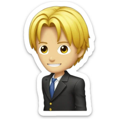 Sanji one pièce sticker