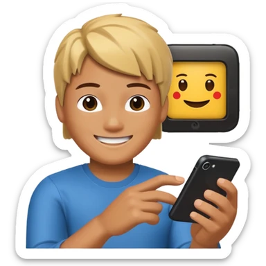 Le sourire du jeu video roblox sticker