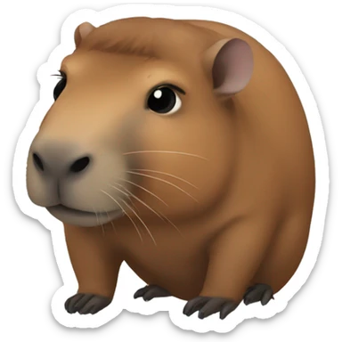 Capibara sticker