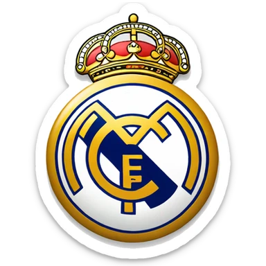 Real madrid logo sticker