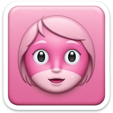 mac os mixed papers skeuomorphic pink sticker