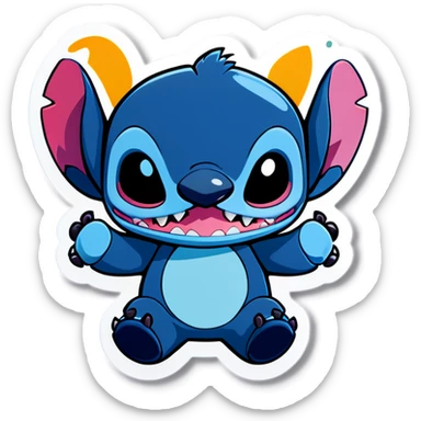 Stitch sticker