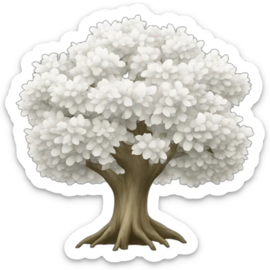 arbre blanc sticker