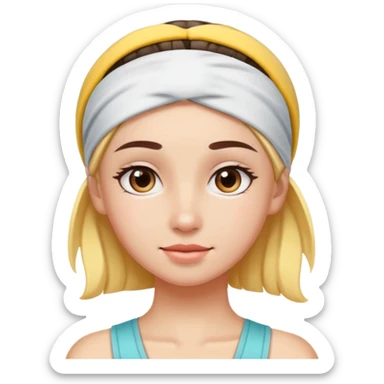 Preppy skin care sticker