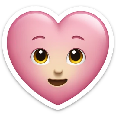 Cute heart sticker