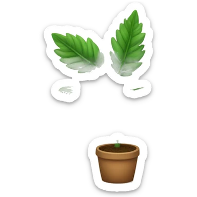 Plant for Hanukkah  sticker