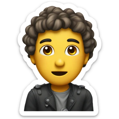 create an emoticon about love and mystery sticker