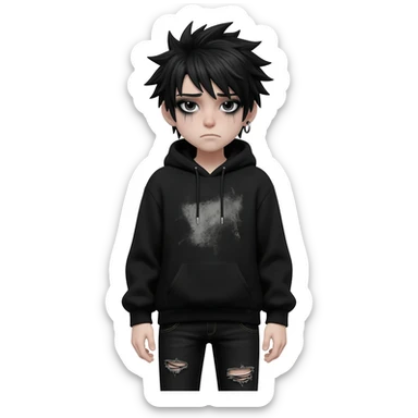Emo sticker