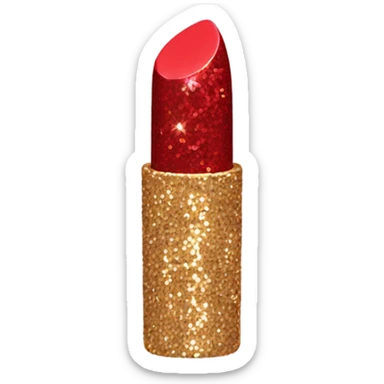 Sequin lipstick sticker