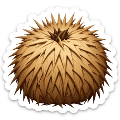 emoji of tumbleweed is rolling sticker