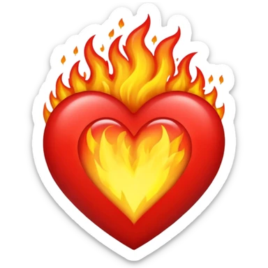 ❤️‍🔥+⬛️ sticker