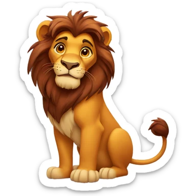 Lion king sticker