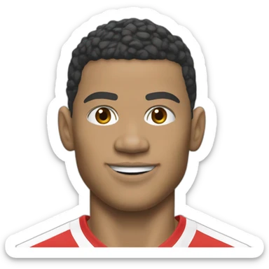 Kilian Mbappé maillot doré  sticker