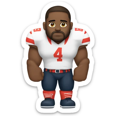 Bad offensive lineman sticker