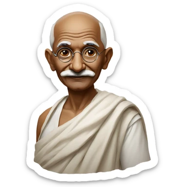 Mahatma Gandhi sticker