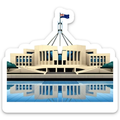 australian parliament house emoji sticker