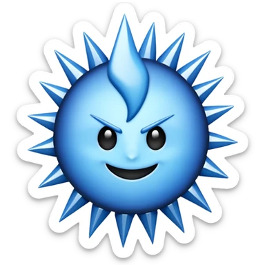 the discord verifed checkmark  which is a circle and has a spikey border sticker