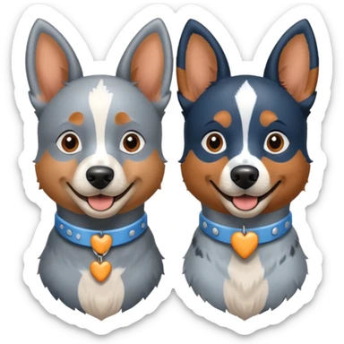 Bluey and bingo sticker