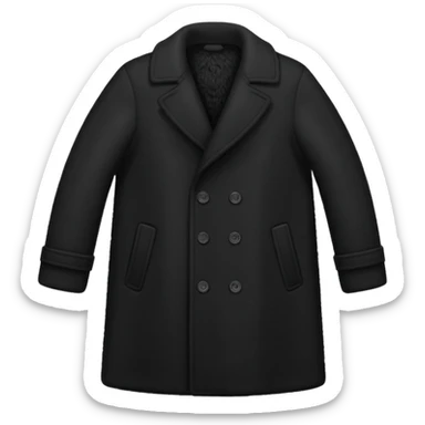 coat black sticker