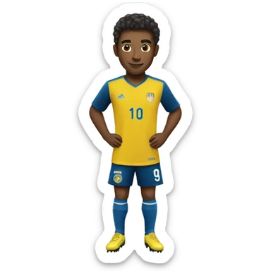 soccer player sticker