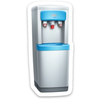 Water cooler simply icon sticker