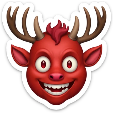 Alastor the radio demon sticker