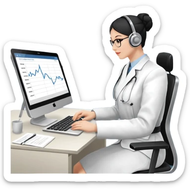 Абстрактная композиция из молекулярной структуры, графика и простых формул без символов, элементы парят рядом друг с другом, создавая ощущение исследования. sticker