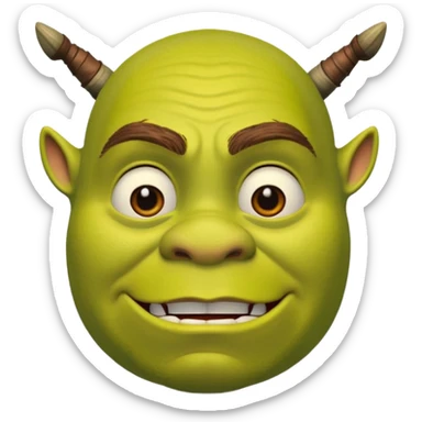 Shrek incrédulo sticker