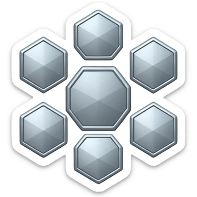 Hexagon sticker