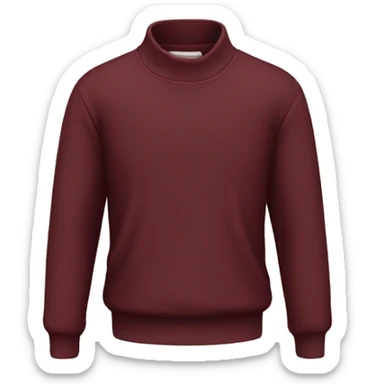 Elegant maroon sweat  sticker