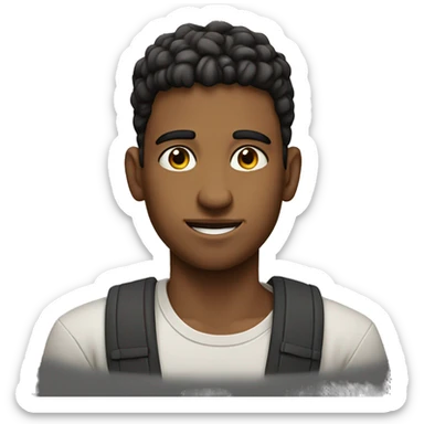 young man from Jerusalem sticker