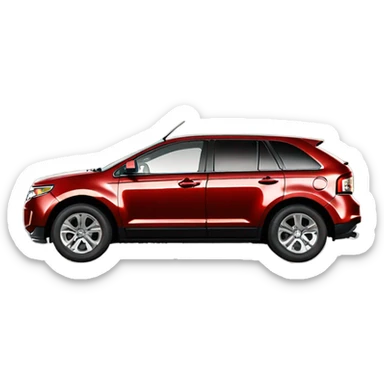 Ford edge red 2010 sticker