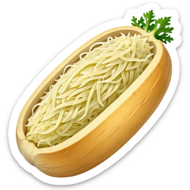 saurkraut but bigger and longer sticker