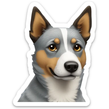 bluey australian heeler sticker