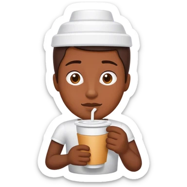 Lean in a styrofoam double cup   sticker