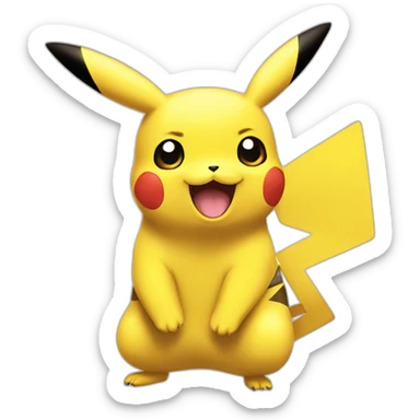 Pikachu Pokémon sticker