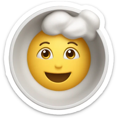 cake batter in bowl sticker