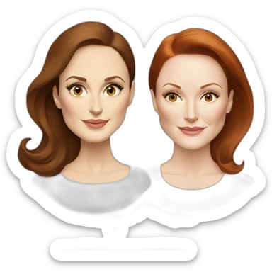 Natalie Portman and Julianne Moore sticker