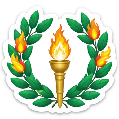 
Laurel Wreaths
Torch Relays
Stadium Flags sticker