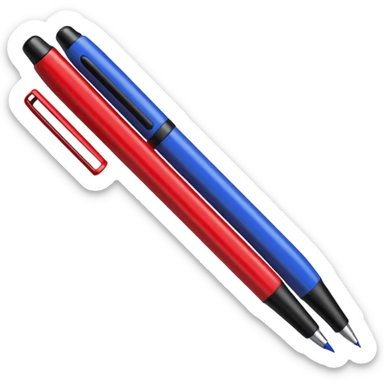 butt with pens sticker