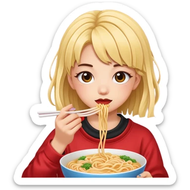 Noodles e-girl  sticker