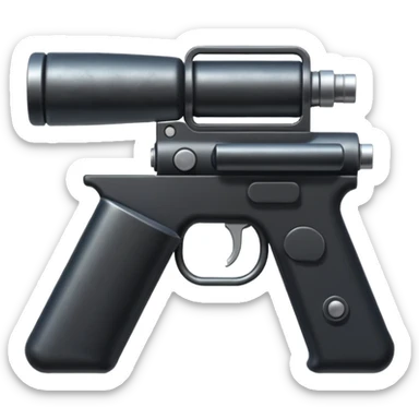 Mini gun sticker