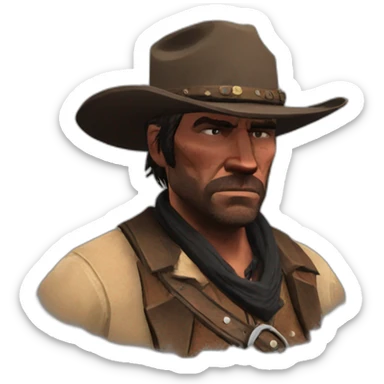 red dead redemption sticker