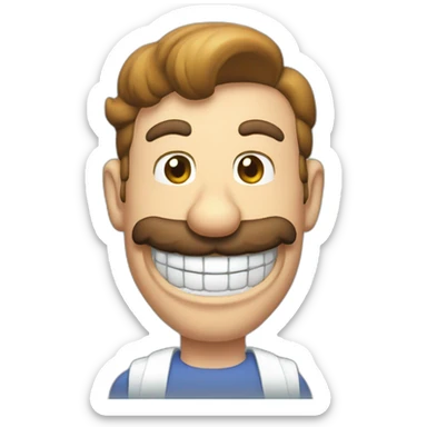 make a mario dentist sticker