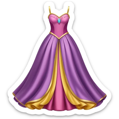 Disney Princess dress sticker
