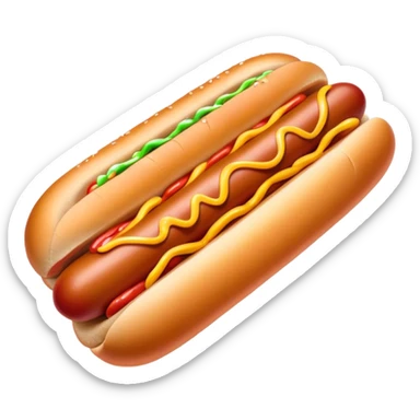 Drake eating a hotdog sticker