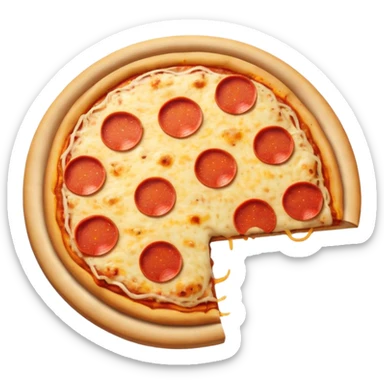 pizza with a big butt sticker