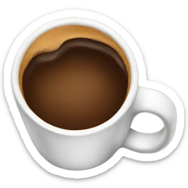 coffee crossed sticker