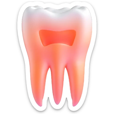 dental x-ray results showing tooth condition sticker